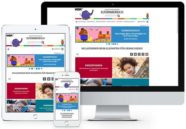 WDR Webpage Mockup