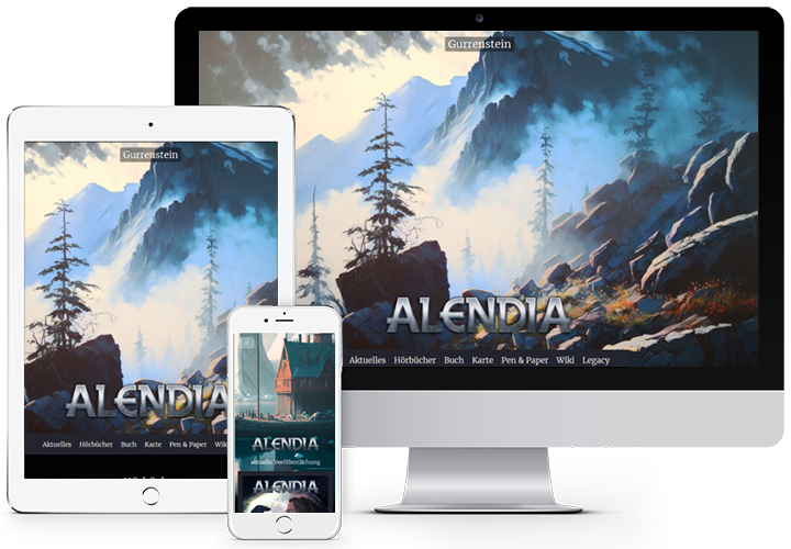 Alendia Webpage Mockup