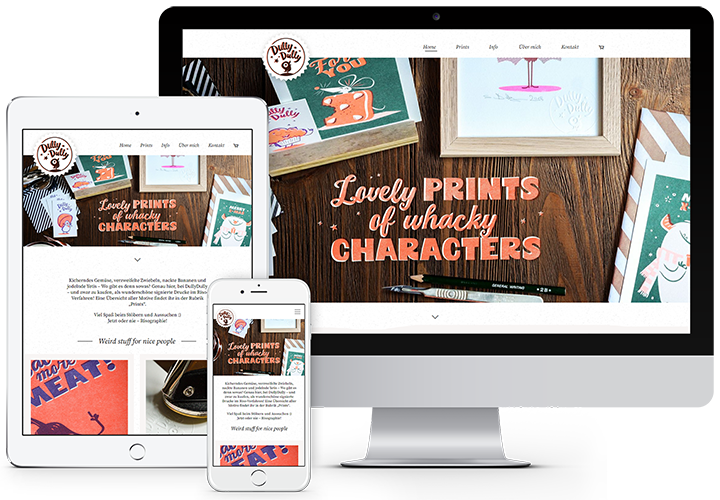 DullyDully Webpage Mockup
